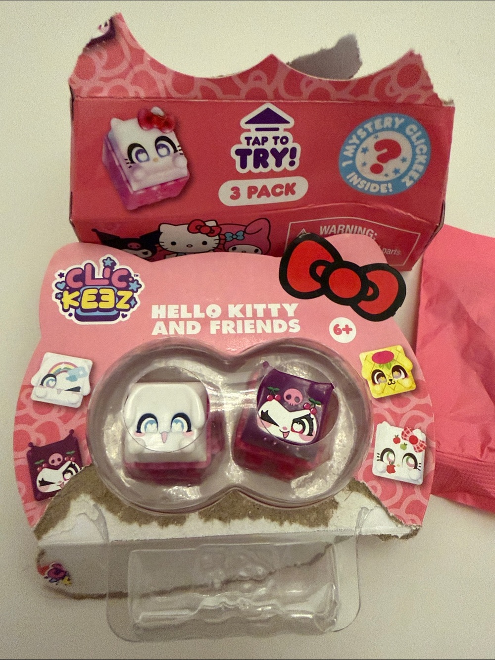 Hello Kitty and Friends Clickeez 3 Pack w/ EPIC